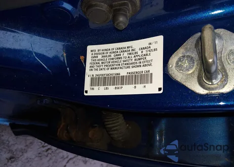 2012 Honda Civic Lx from USA, damaged, VIN 2HGFB2F50CH515066